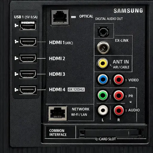 تست عدم تصویر تلویزیون سامسونگ